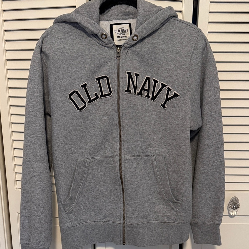 Old Navy Heather Gray Hoodie medium